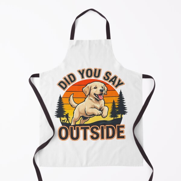 Item preview, Golden Retriever Did You Say Outside Hike designed and sold by chattsuede.