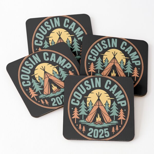 Item preview, Cousin Camp 2025 Camping Crew Campfire Summer designed and sold by brinbotty.