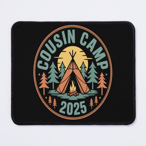Item preview, Cousin Camp 2025 Camping Crew Campfire Summer designed and sold by brinbotty.