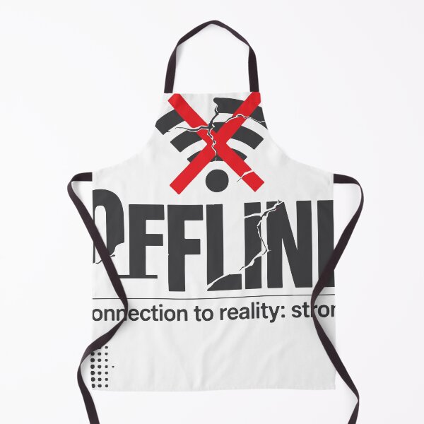 Item preview, OFFLINE Brutalist Typography Broken WiFi Icon Digital Detox Bold Graphic Design designed and sold by Dejbar.