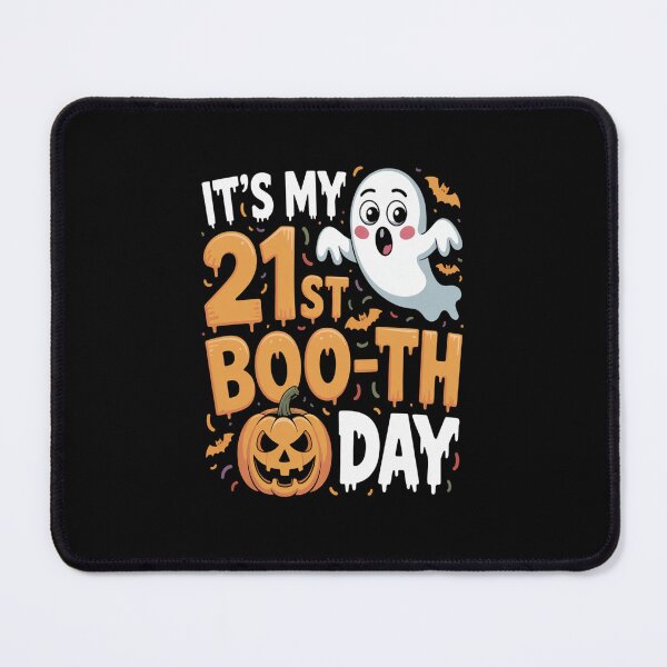 Item preview, Cute Ghost Pumpkin Halloween Birthday It_s My 21st Booth Day designed and sold by gandebro.