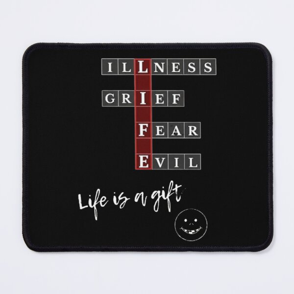 Item preview, Life is a Gift - Dark Humor Crossword & Gap-Toothed Smile designed and sold by Stefanrajzer.