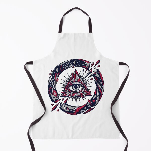 Item preview, Geometric All Seeing Eye Card Suits Mystical Emblem designed and sold by chattsuede.