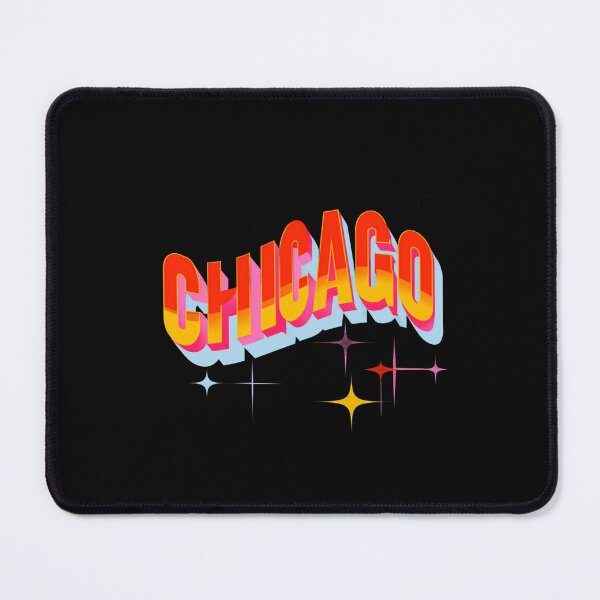 Item preview, Retro Chicago Typography Art – Bold City Name Design with Colorful Starburst Aesthetic designed and sold by Bright Nest Studio.
