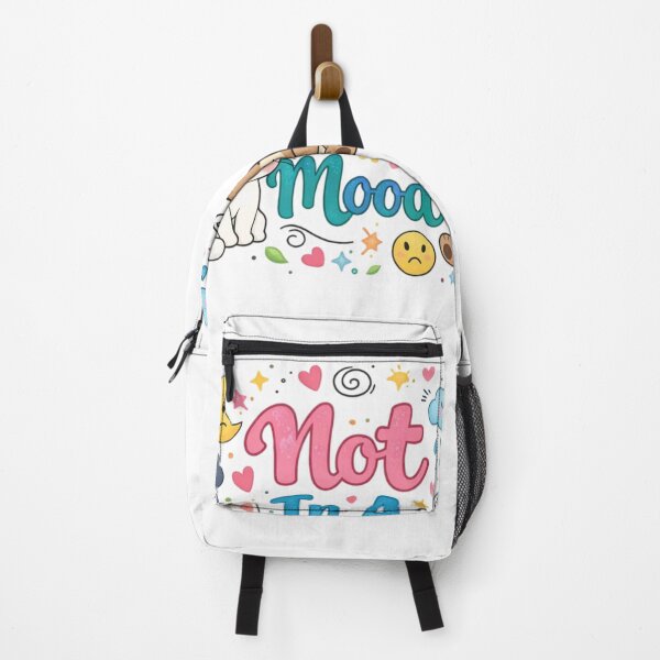 Item preview, Not In A Mood Cute Cat & Bear Funny Moody Quote Kawaii Aesthetic Design designed and sold by Sanika arts .
