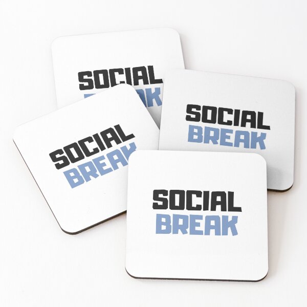 Item preview, Social Break-Minimalist Introvert Typography designed and sold by DomKo10.