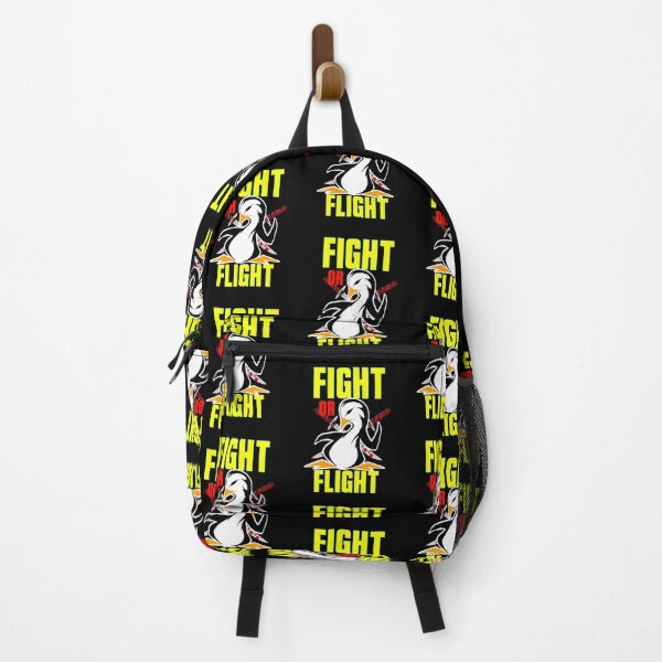 Item preview, Fight Or Flight Meme Penguin designed and sold by TheEndDesign.