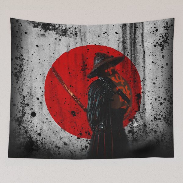 Item preview, THE LAND OF THE SAMURAI  designed and sold by johnnyssandart.