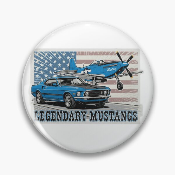 Item preview, Legendary Mustangs Mach I 351 and P51 WWII Fighter designed and sold by SnarkyPizzaGuy.