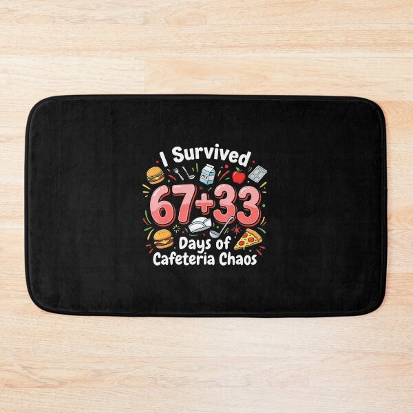 Item preview, Survived 6733 Days of Cafeteria Chaos Funny Lunch  designed and sold by gladysenglish.