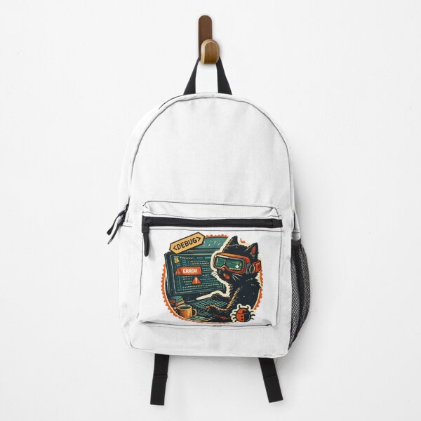 Item preview, Debugging Cat Programmer Error Code Design designed and sold by ZenvyraLab.