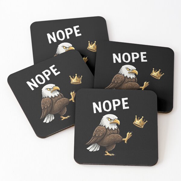 Item preview, Funny Bald Eagle Nope Crown - American Patriot Independence Humor designed and sold by haitrieuic96.