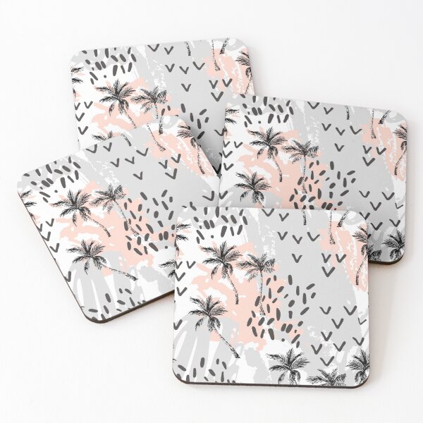 Item preview, Tropical Palm Tree Abstract Pattern | Minimal Beach Aesthetic Design designed and sold by RushVibeWear.