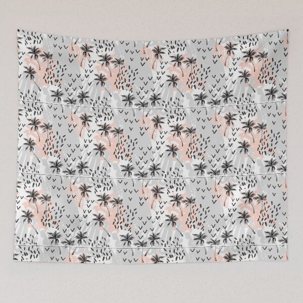 Item preview, Tropical Palm Tree Abstract Pattern | Minimal Beach Aesthetic Design designed and sold by RushVibeWear.