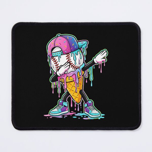 Item preview, Dripping Baseball Graphic Melting Drip Sports Style  designed and sold by miaa-artistshop.