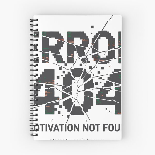 Item preview, Error 404 Motivation Not Found Glitch Effect Digital Display Typography Humor Design designed and sold by Dejbar.