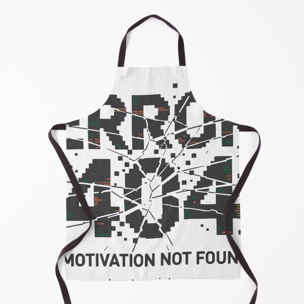 Item preview, Error 404 Motivation Not Found Glitch Effect Digital Display Typography Humor Design designed and sold by Dejbar.