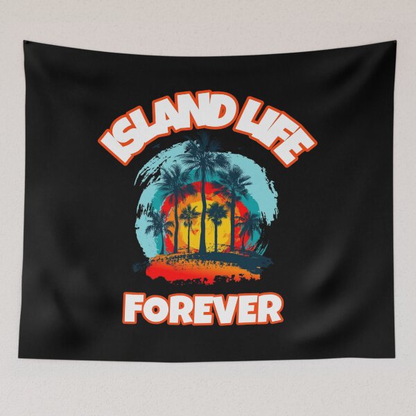 Item preview, Island Life Forever Tropical Sunset Vibes designed and sold by StyleBloomes.