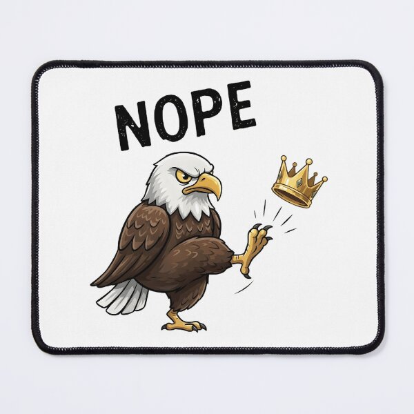Item preview, Funny Bald Eagle Nope Crown - American Patriot Independence Humor designed and sold by haitrieuic96.