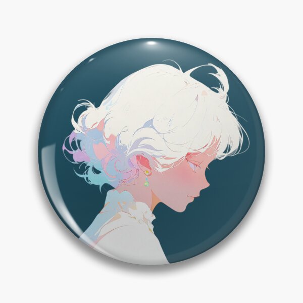 Item preview, Soft Dreamy Girl Profile Pastel Aesthetic Portrait designed and sold by KiraChie.