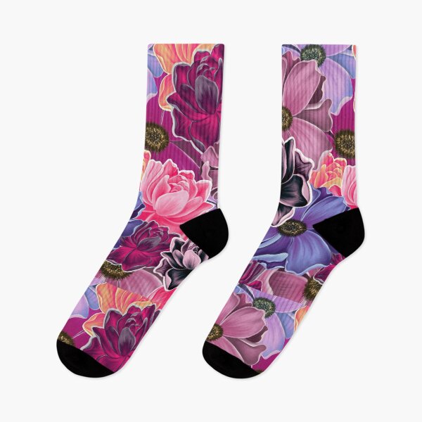 Item preview, Collage floral oscuro psicodélico designed and sold by ArtflyStudio.