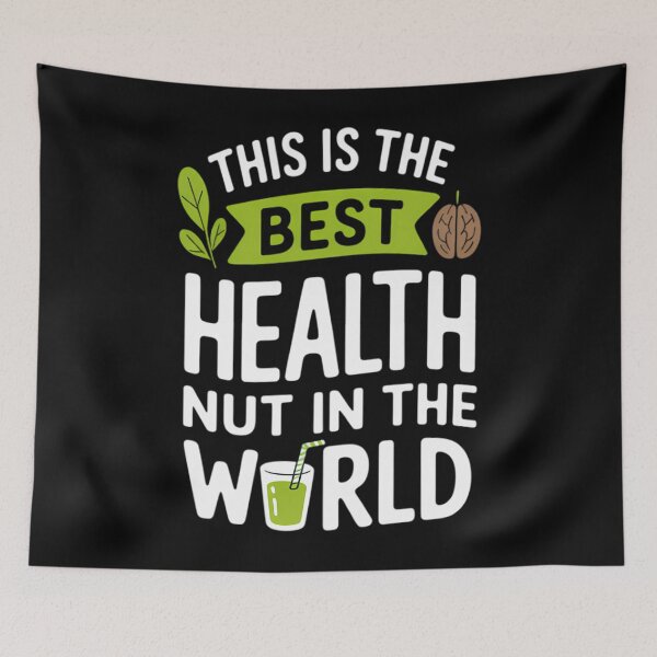 Item preview, This Is The Best Health Nut Vegan designed and sold by HellD3vil-Art.