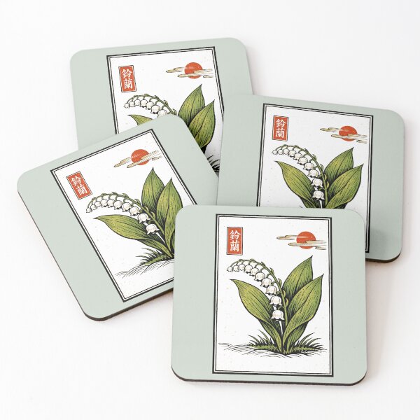 Item preview, Vintage Japanese Art - Lily of the Valley Suzuran designed and sold by SakuraMarket26.