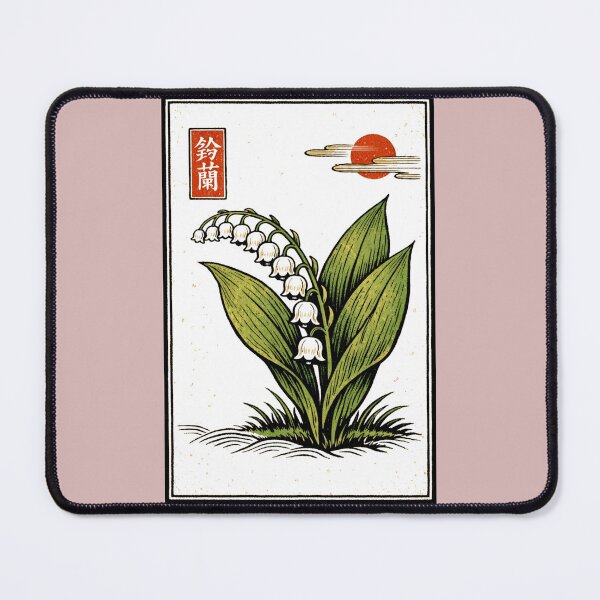 Item preview, Vintage Japanese Art - Lily of the Valley Suzuran designed and sold by SakuraMarket26.