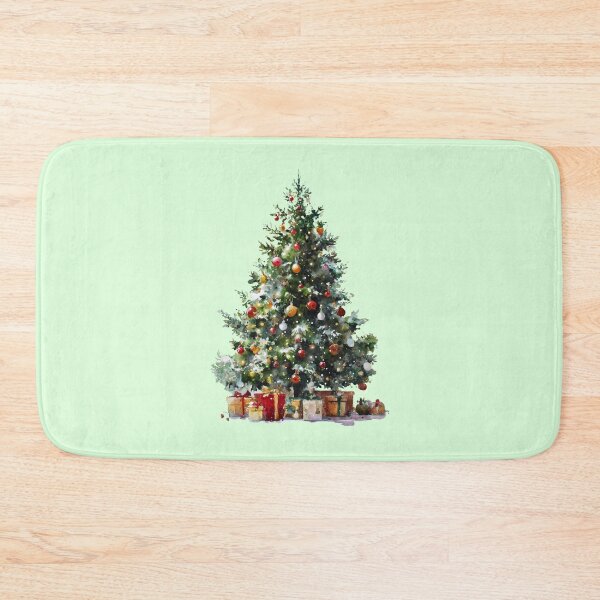 Item preview, Festive Tree Watercolor designed and sold by bubblyrainbow.