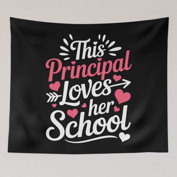 Item preview, This Principal Loves Her School Valentine's Day designed and sold by HellD3vil-Art.