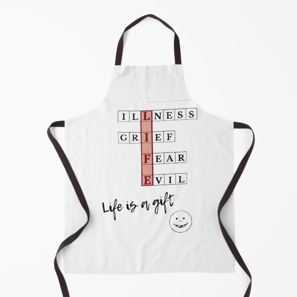Item preview, Life is a Gift - Dark Humor Crossword & Gap-Toothed Smile designed and sold by Stefanrajzer.