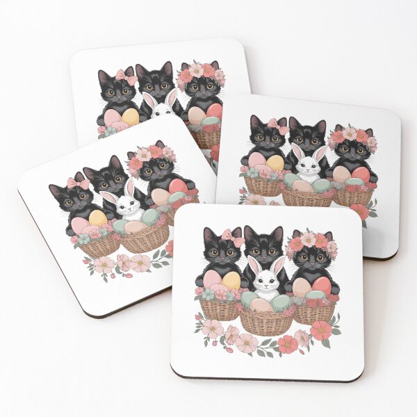 Item preview, Three Black Cat Easter Black Cat Easter Egg designed and sold by HellD3vil-Art.