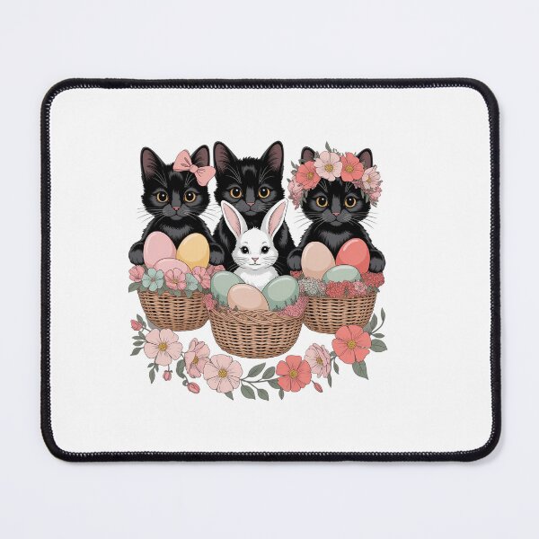 Item preview, Three Black Cat Easter Black Cat Easter Egg designed and sold by HellD3vil-Art.