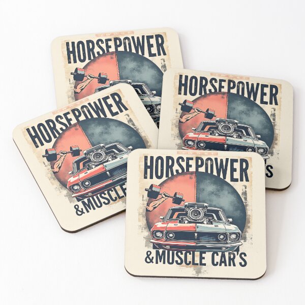 Item preview, HORSEPOWER & MUSCLE CARS designed and sold by Huskyyy Designs.