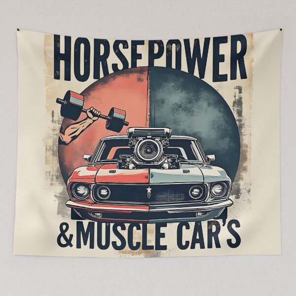 Item preview, HORSEPOWER & MUSCLE CARS designed and sold by Huskyyy Designs.