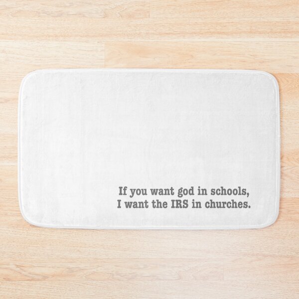 Item preview, U Want God In Schools I want IRS in Churches Separate Church & State Tax Churches designed and sold by Space Ghettos.