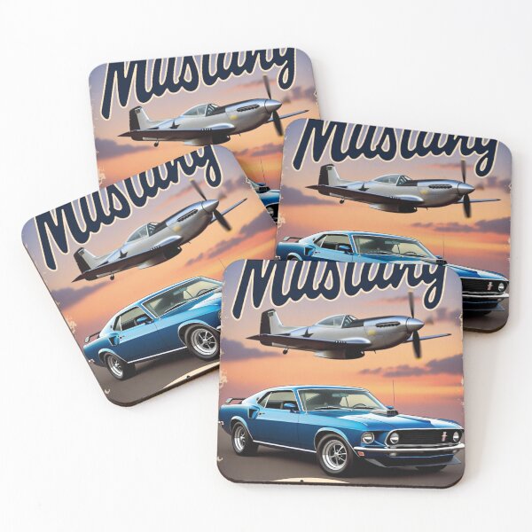 Item preview, Mustang 351 and P51 Kicking Butt Since 1942 designed and sold by SnarkyPizzaGuy.