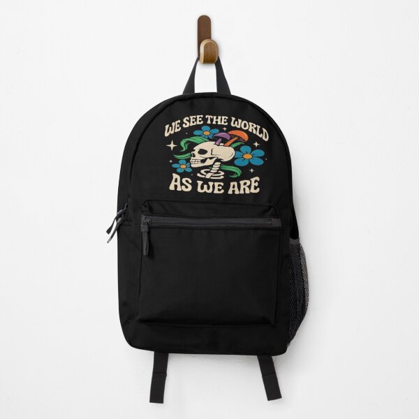 Item preview, Psychedelic Skull Art with Mushrooms & Flowers – Trippy Quote Design for Mindful Aesthetics designed and sold by Bright Nest Studio.