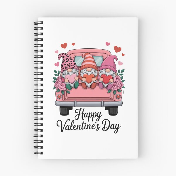 Item preview, Three Gnomes and Leopard Truck Happy Valentine's Day designed and sold by HellD3vil-Art.