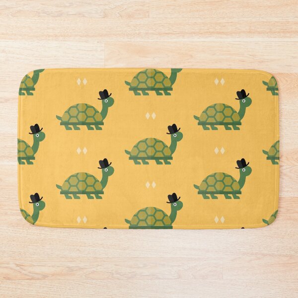 Item preview, Turtles with hat on yellow designed and sold by reneesillus.