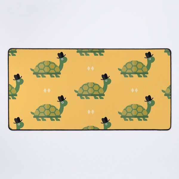 Item preview, Turtles with hat on yellow designed and sold by reneesillus.