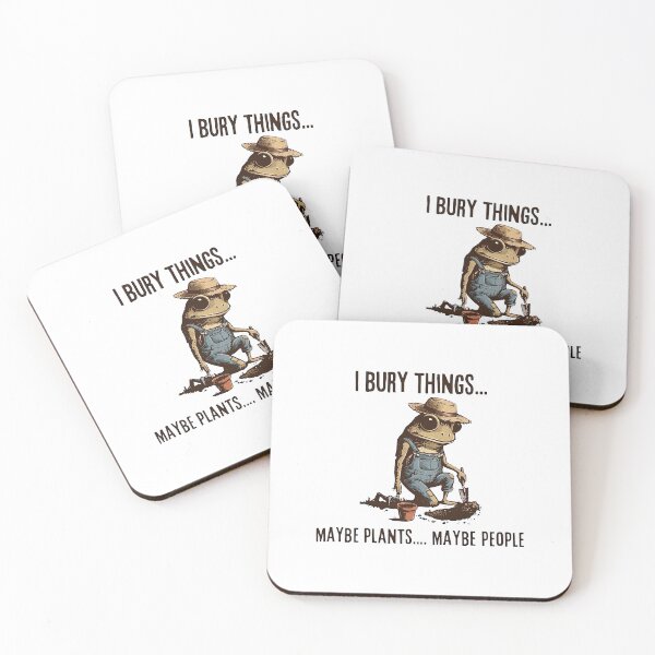 Item preview, Frog I bury things maybe plants maybe people designed and sold by Denisemichels.