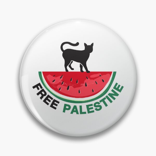 Item preview, Free Palestine. Watermelon And Cat. designed and sold by CoCoArt-Ua.