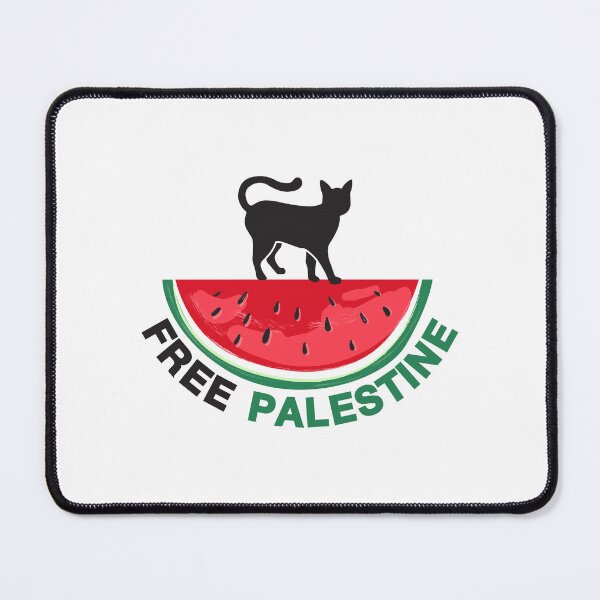Item preview, Free Palestine. Watermelon And Cat. designed and sold by CoCoArt-Ua.