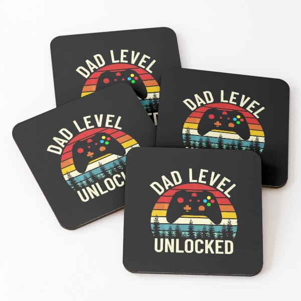 Item preview, Dad Level Unlocked Gamer Sunset Vintage Style designed and sold by FGTV2021.