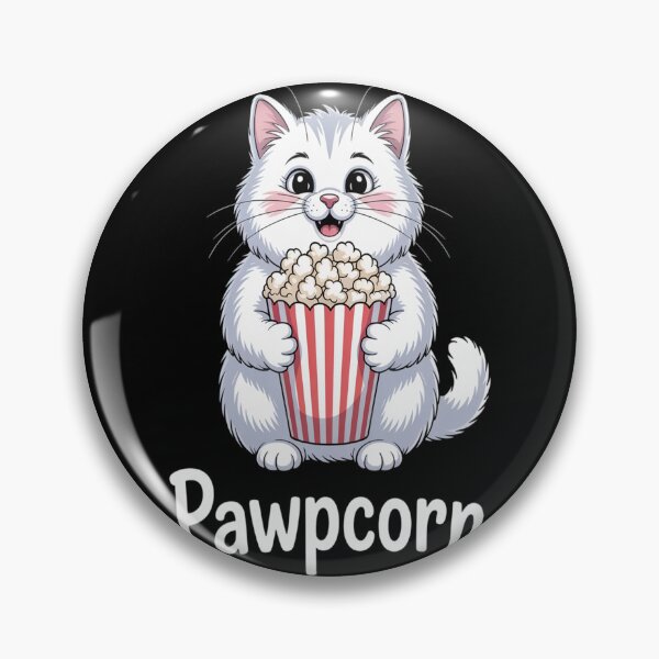 Item preview, Cute Pawpcorn Funny Movie Night Popcorn Fan  designed and sold by gandebro.