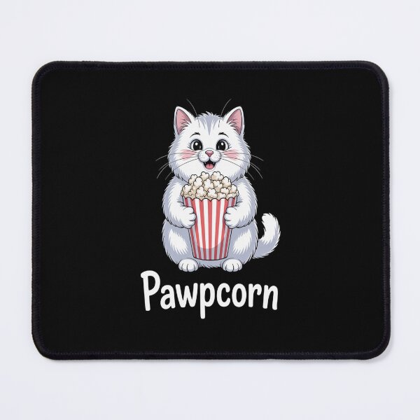 Item preview, Cute Pawpcorn Funny Movie Night Popcorn Fan designed and sold by gandebro.