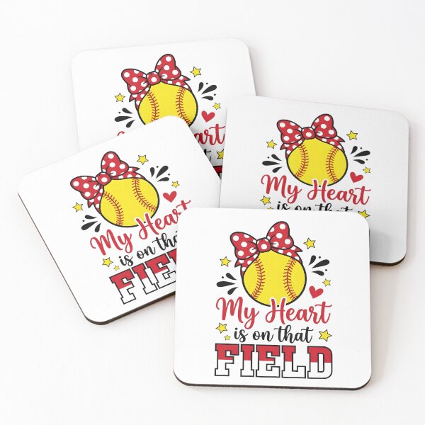 Item preview, My Heart is on That Field Baseball Softball Mom Mothers Day designed and sold by OlakunleOloroz.