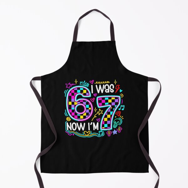 Item preview, I Was 6 Now I’m 7 Colorful Birthday Doodle designed and sold by gladysenglish.