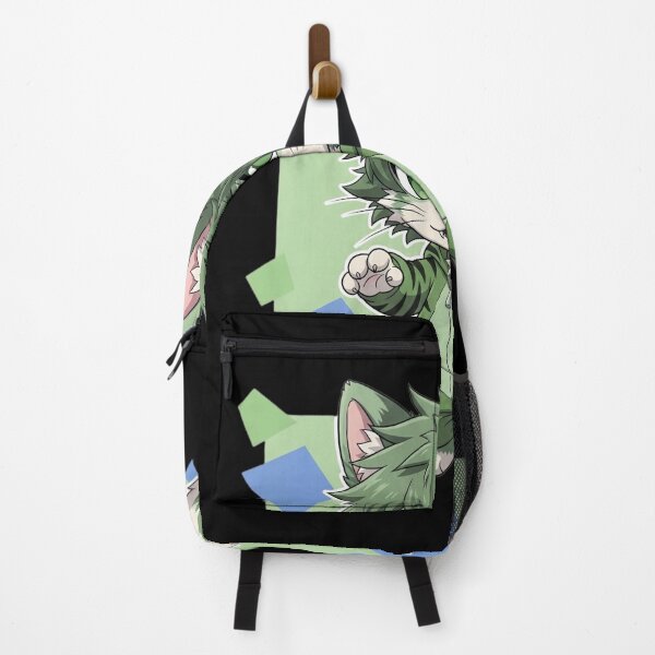 Item preview, Cute Kawaii Chibi Green Cat in Hoodie - Playful Anime Style designed and sold by Radhestore.